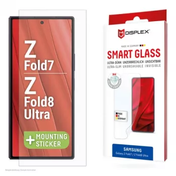 DISPLEX Smart Glass Protector de pantalla para Samsung Galaxy Z Fold7/Z Fold8 Ultra
