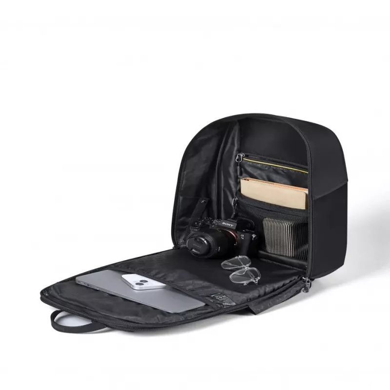 Divoom Cyber Bag Premium resistente a la intemperie con pantalla LED pixel art y control por app negra