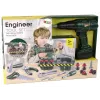 Kit DIY organizador destornillador a batería verde 13473 Lean Toys