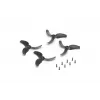 DJI Avata 2 Hélices (par) – Repuesto oficial, cierre rápido, 3 palas, negro