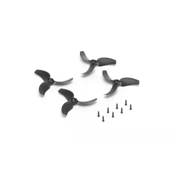 DJI Avata 2 Hélices (par) – Repuesto oficial, cierre rápido, 3 palas, negro