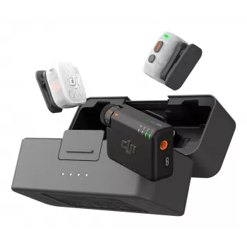 Sistema de micrófonos inalámbricos DJI Mic Mini 2S (2 transmisores + 1 receptor + estuche de carga)