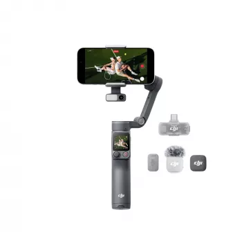 DJI Osmo Mobile 8P Creator Combo Estabilizador Gimbal para Smartphone Negro