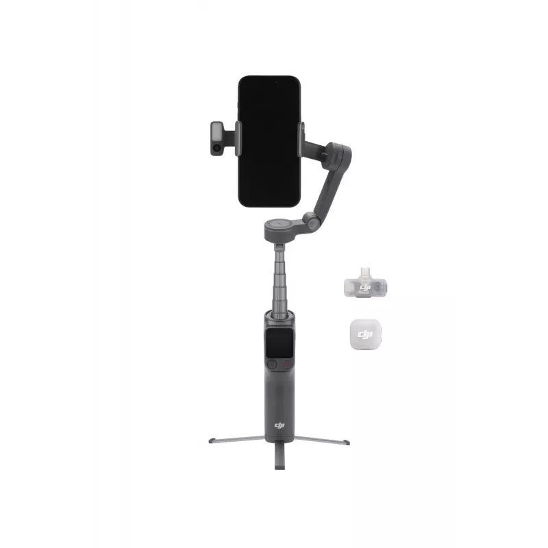 DJI Osmo Mobile 8P Creator Combo Estabilizador Gimbal para Smartphone Negro