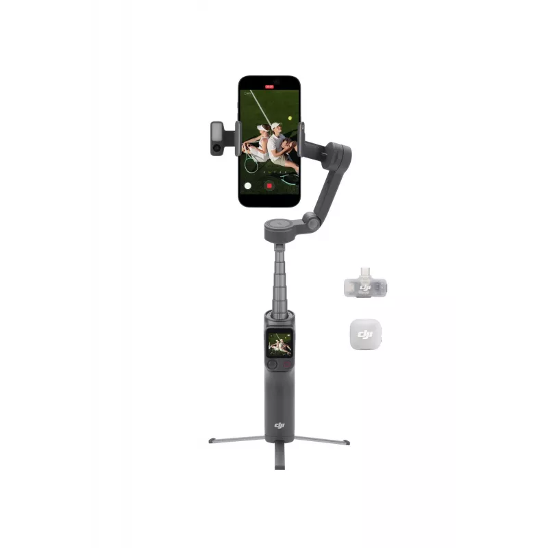 DJI Osmo Mobile 8P Creator Combo Estabilizador Gimbal para Smartphone Negro