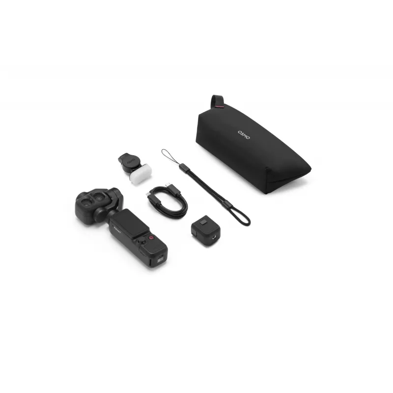 DJI Osmo Pocket 4P Standard Combo - Cámara con gimbal de 3 ejes, CMOS de 1 inch y 4K120fps, pantalla táctil giratoria de 2 inch, foto de 37MP, cámara lenta a 240fps, Wi-Fi/Bluetooth, batería de 160min