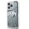 DKNY Funda rígida Liquid Glitter Big Logo para Apple iPhone 15 Pro 6,1
