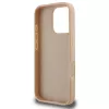 DKNY Funda para iPhone 16 Pro con patrón de cuadros y rayas estampadas, rosa