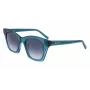 DKNY Gafas de sol para mujer DK541S-430 montura de acetato havana lentes degradadas marrones 51 mm