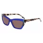 DKNY Gafas de sol mujer DK547S5516425 - Montura de acetato Havana, lentes marrones degradadas, 55 mm