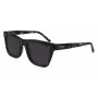 DKNY Gafas de sol de mujer cuadradas DK529S-001 - montura negra, lentes grises, 53 mm