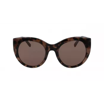 DKNY Gafas de sol de mujer DK517S-230 Havana marrón rectangular 52mm