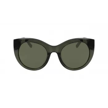 DKNY Gafas de sol mujer DK517S-300 montura de acetato Havana degradado marrón lentes de policarbonato 52mm