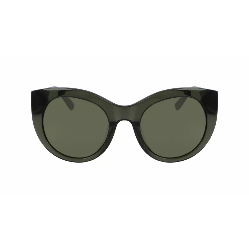 DKNY Gafas de sol mujer DK517S-300 montura de acetato Havana degradado marrón lentes de policarbonato 52mm