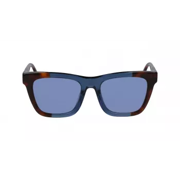 DKNY Gafas de sol de mujer DK529S-240 brown Havana montura de acetato lentes marrones degradadas 53mm