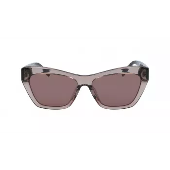 DKNY Gafas de sol para mujer DK535S-270 havana brown degradado 55 mm