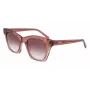 DKNY gafas de sol mujer DK541S-265 marrón Havana montura cuadrada de acetato con lentes de policarbonato degradado marrón 51/21/140 mm