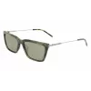 Gafas de sol de mujer DKNY DK709S305 - Montura de acetato negra, cristales de policarbonato grises, 55 mm de ancho de cristal