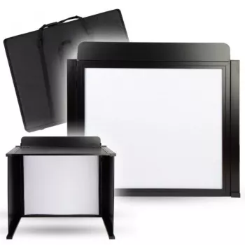 DNA DJB 1 soporte móvil para DJ de acero plegable negro