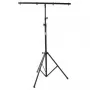 DNA LS1 Soporte de luz con barra en T, altura máx. 320 cm, capacidad de carga 20 kg, acero, negro