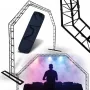 DNA PROFESSIONAL DNA DJ GATE Sistema portátil de truss para luces, acero, negro, capacidad de carga 60 kg, altura 1500-3000 mm