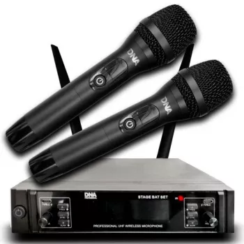DNA PROFESSIONAL DNA STAGE BAT SET Sistema inalámbrico 2 micrófonos de mano