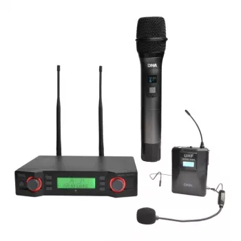 DNA Professional VM Dual Vocal Head Set - Sistema de micrófono inalámbrico