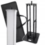 DNA TOTEM V2 Base de soporte truss - Negra, acero, 300x300mm