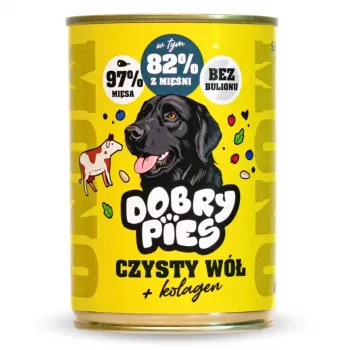 DOBRY PIES monoproteico Pure Ox con colágeno 400g