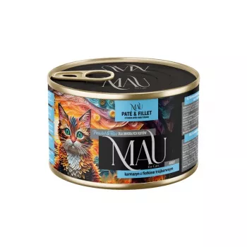 DOLINA NOTECI MAU Paté y filete Crimson con pensamiento Comida húmeda para gatos 185g