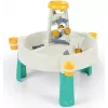 DOLU Mesa de juegos de agua y arena 2 en 1 Blanco Verde (2670)