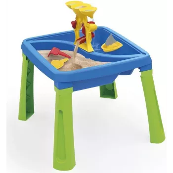 DOLU Mesa creativa de arena y agua 3 en 1 azul verde (3077)
