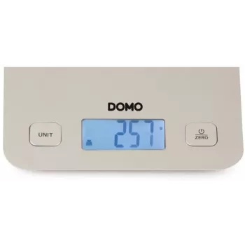 DOMO DO9239W báscula de cocina electrónica ultrafina 5kg / 1g precisión LCD