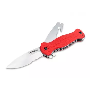Dönges Expert Fire Cuchillo de rescate de emergencia con cortador de cinturón y cristal