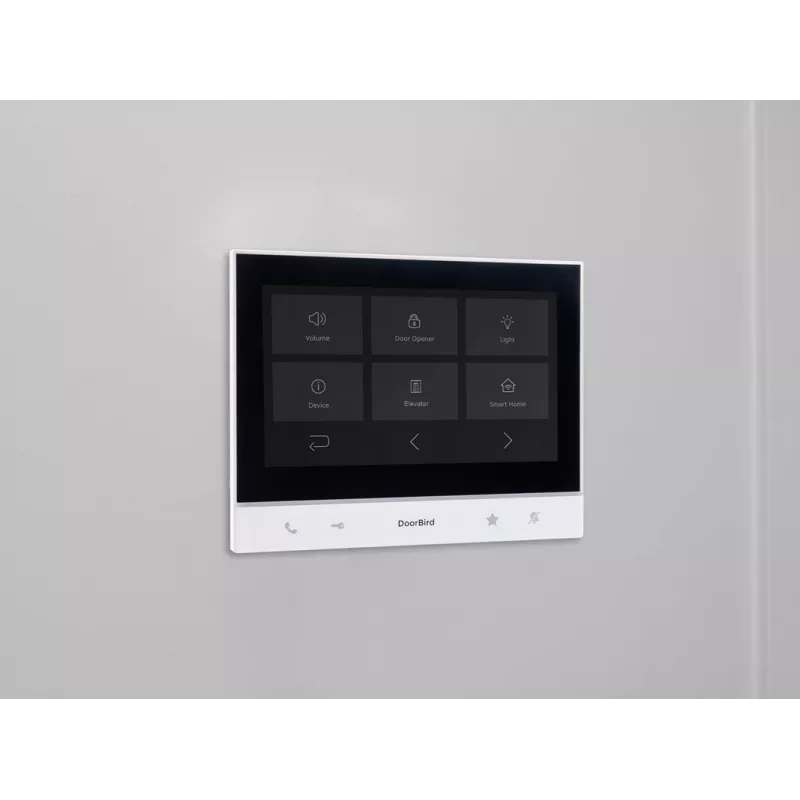 Doorbird A1103 IP Video Indoor Station pantalla táctil IPS de 7 pulgadas blanco negro