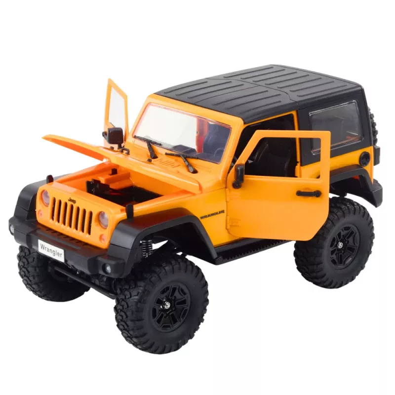 Double E RC Jeep Wrangler Rock Crawler naranja 1:14 vehículo todoterreno teledirigido