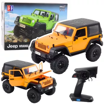 Double E RC Jeep Wrangler Rock Crawler naranja 1:14 vehículo todoterreno teledirigido