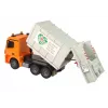 Double E Camión de basura teledirigido Mercedes-Benz Antos naranja con contenedor 12898