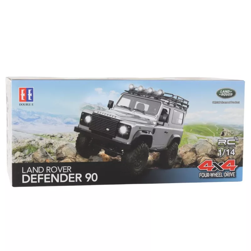 Double E vehículo todoterreno teledirigido RC Land Rover Defender 90 rojo 1:14