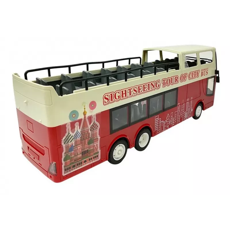 Double E Autobús de dos pisos teledirigido R/C 2.4G 1:18