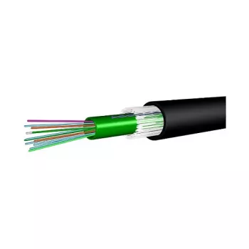 DRAKA A-DQ(ZN)B2Y 12G50/125 Cable exterior de fibra óptica, 12 fibras, Multimodo OM2, 1,5kN, Cubierta PE, Negro