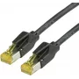 Draka Comteq Cat.6a 10m cable de parcheo S/FTP RJ-45 negro