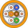 Draka UC900 HS23 Cat.7 SFTP PiMF cable de red 250m naranja LSZH