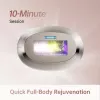 Dreame AHR01-GOLD depiladora IPL Nova Gold con 990.000 destellos, 5 niveles de energía, filtro UV, con cable