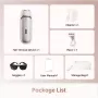 Dreame AHR01-GOLD depiladora IPL Nova Gold con 990.000 destellos, 5 niveles de energía, filtro UV, con cable