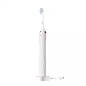 Dreame Sonic Vibration cepillo de dientes eléctrico NB01 Set blanco con 5 modos, sensor de presión, estuche de viaje – 40.000 VPM, IPX7