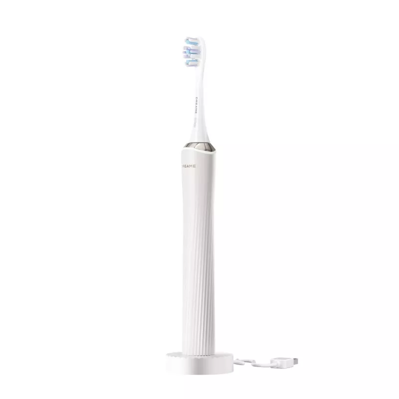 Dreame Sonic Vibration cepillo de dientes eléctrico NB01 Set blanco con 5 modos, sensor de presión, estuche de viaje – 40.000 VPM, IPX7