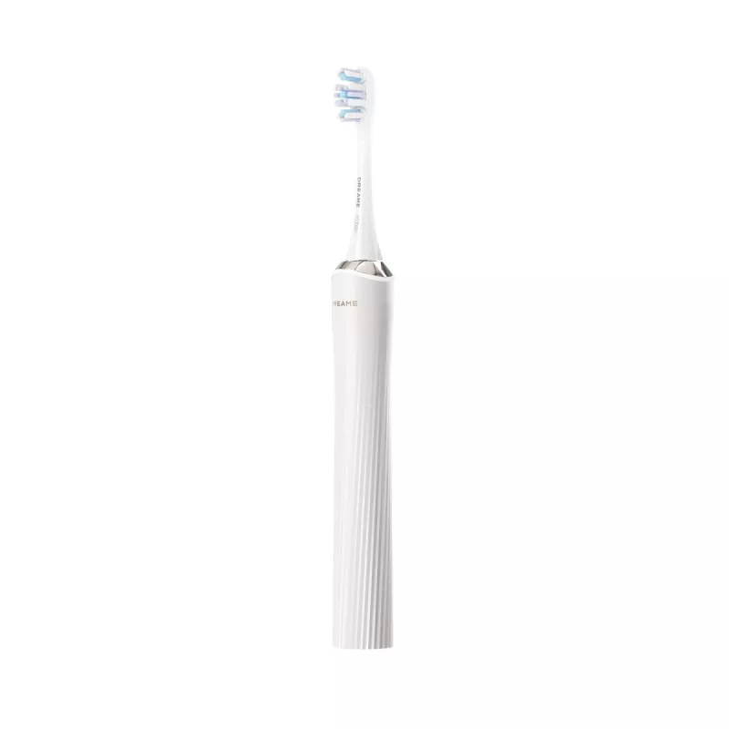 Dreame Sonic Vibration cepillo de dientes eléctrico NB01 Set blanco con 5 modos, sensor de presión, estuche de viaje – 40.000 VPM, IPX7