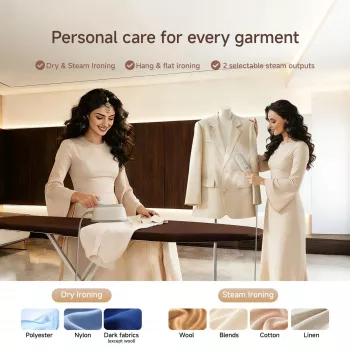 DREAME Steam Iron E3 / DWIE3GAEU - 2000W Suela cerámica, golpe de vapor 120 g/min