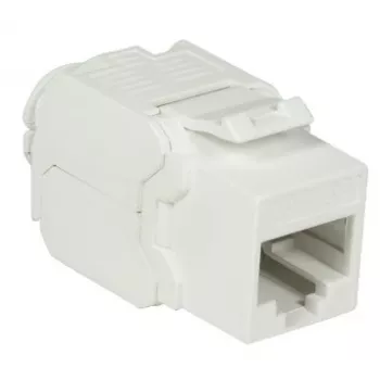DS-IT CAT6a UTP toma de red keystone - sin herramientas - blanca (DS-KC-UTP6A-TL-W)
